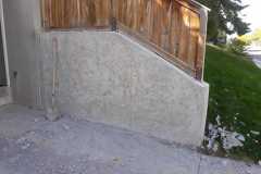 Parging Side Wall - Staircase